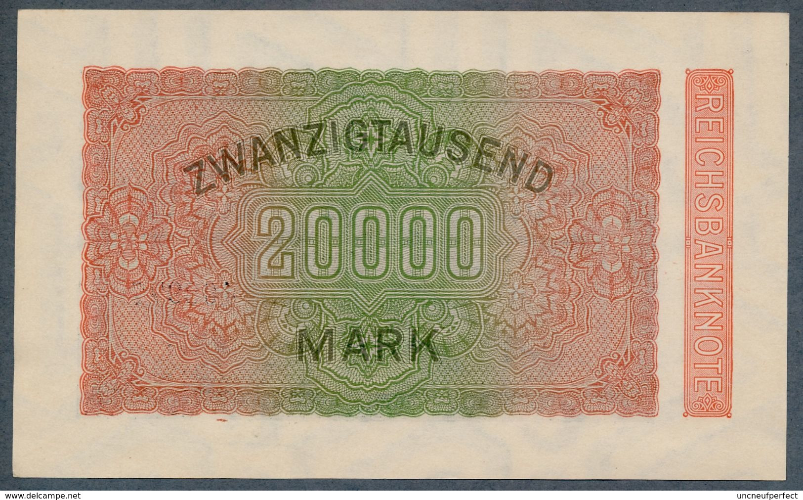 Pick 85b Ro84e DEU-95i 20000 Mark 1923 UNC NEUF! - 20.000 Mark