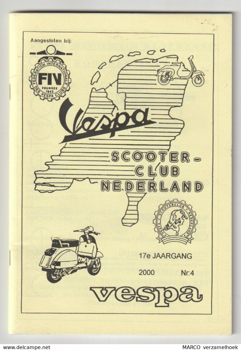 VESPA Scooterclub Nederland (NL) 4-2000 - Auto/Motorrad