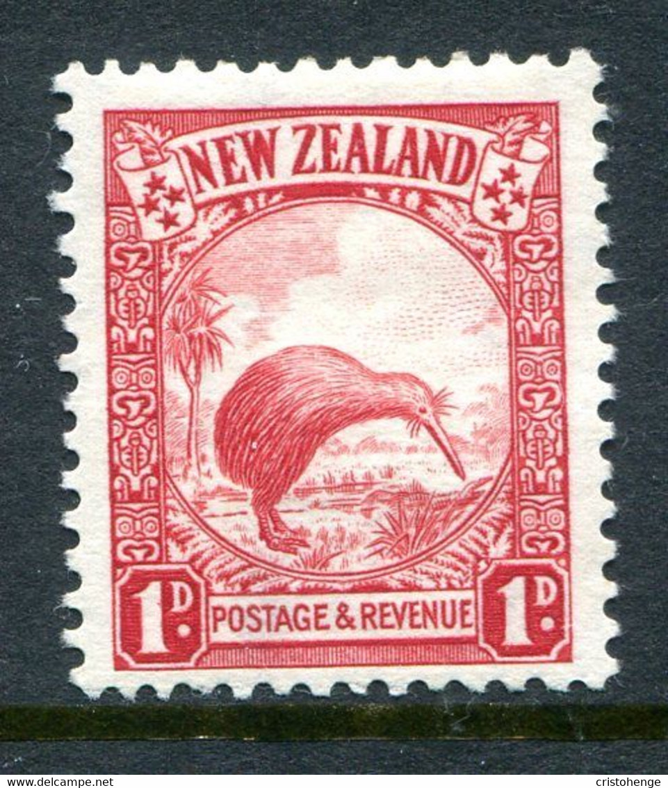 New Zealand 1936-42 Pictorials - Mult. Wmk. - 1d Kiwi - P.14 X 13½ - HM (SG 578) - Nuovi