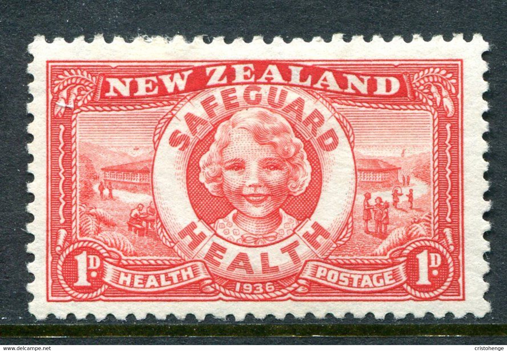 New Zealand 1936 Health - Lifebuoy HM (SG 598) - Nuovi