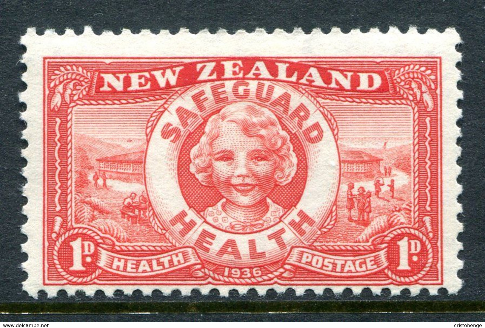 New Zealand 1936 Health - Lifebuoy HM (SG 598) - Nuevos