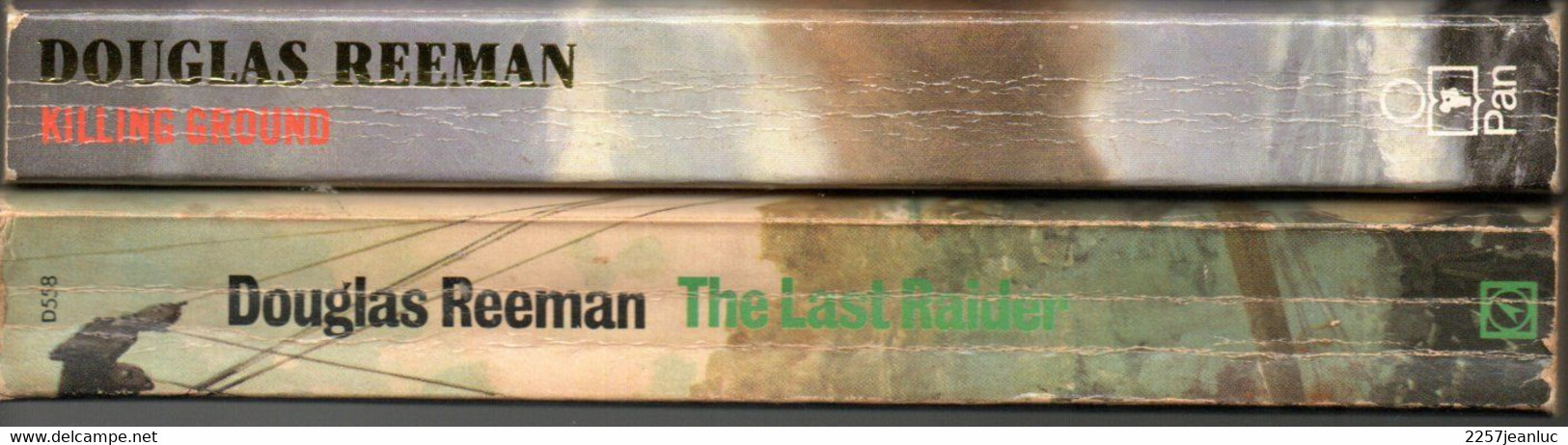 2  Romans Douglas Reeman Killing Ground  ( 1942 ) & The Last Raider ( 1917 ) - Guerre Che Coinvolgono US