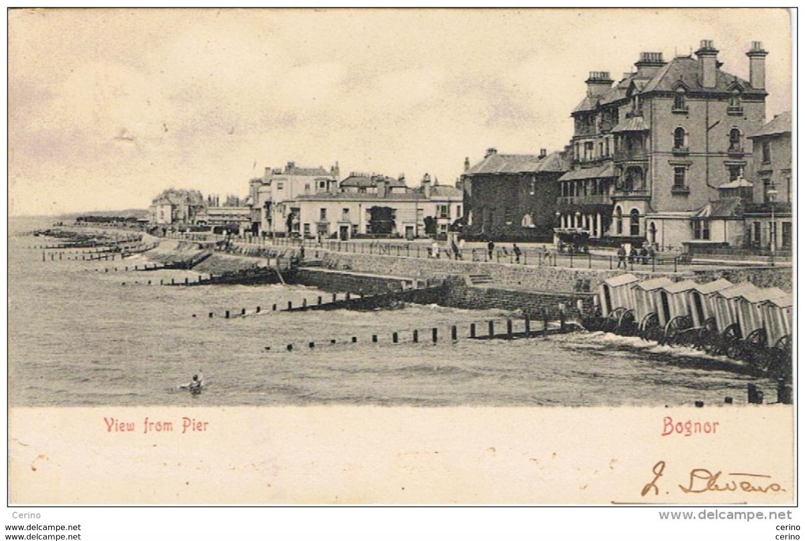 BOGNOR:  VIEW  FROM  PIER  -  TO  ITALY  -  FP - Bognor Regis