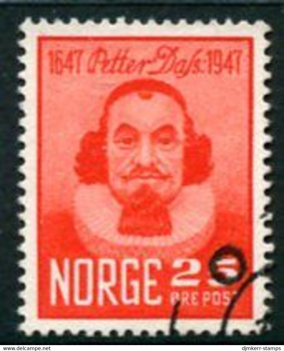 NORWAY 1947 Peter Dass Tercentenary Used.  Michel 334 - Used Stamps