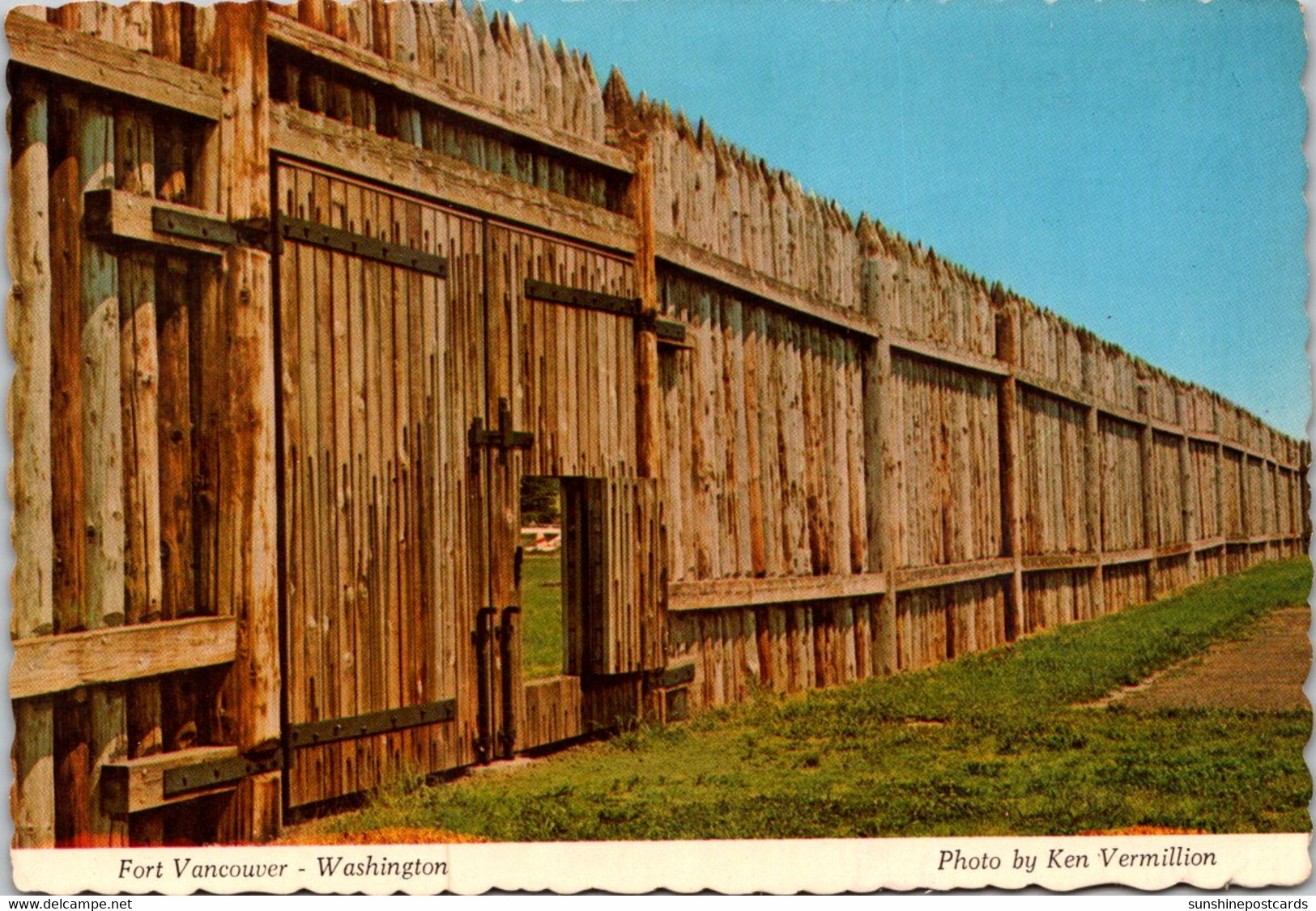 Washington Fort Vancouver National Hidstoric Site North Wall And North Gate - Vancouver