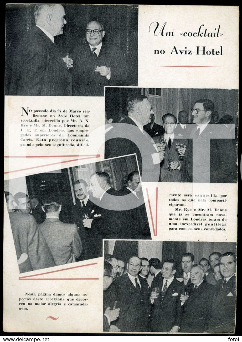 1953 REVISTA EQUIPA FUTEBOL DA CARRIS LISBOA CCFL PORTUGAL - Zeitungen & Zeitschriften