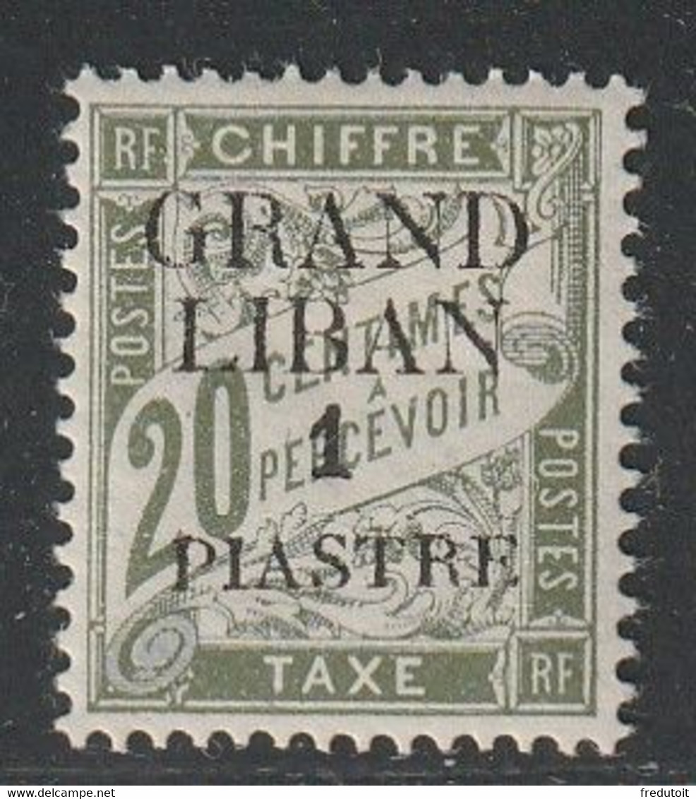 GRAND LIBAN - TAXE N°2 * (1924) - Strafport