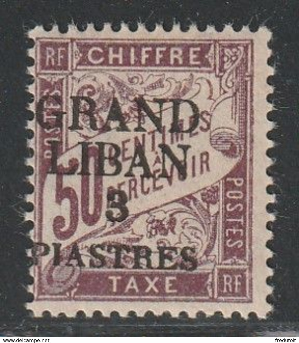 GRAND LIBAN - TAXE N°4 * (1924) - Postage Due