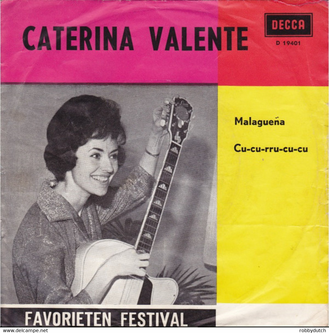 * 7"  *  CATERINA VALENTE - LA MALAGUEÑA (Holland 1963) - Sonstige - Deutsche Musik