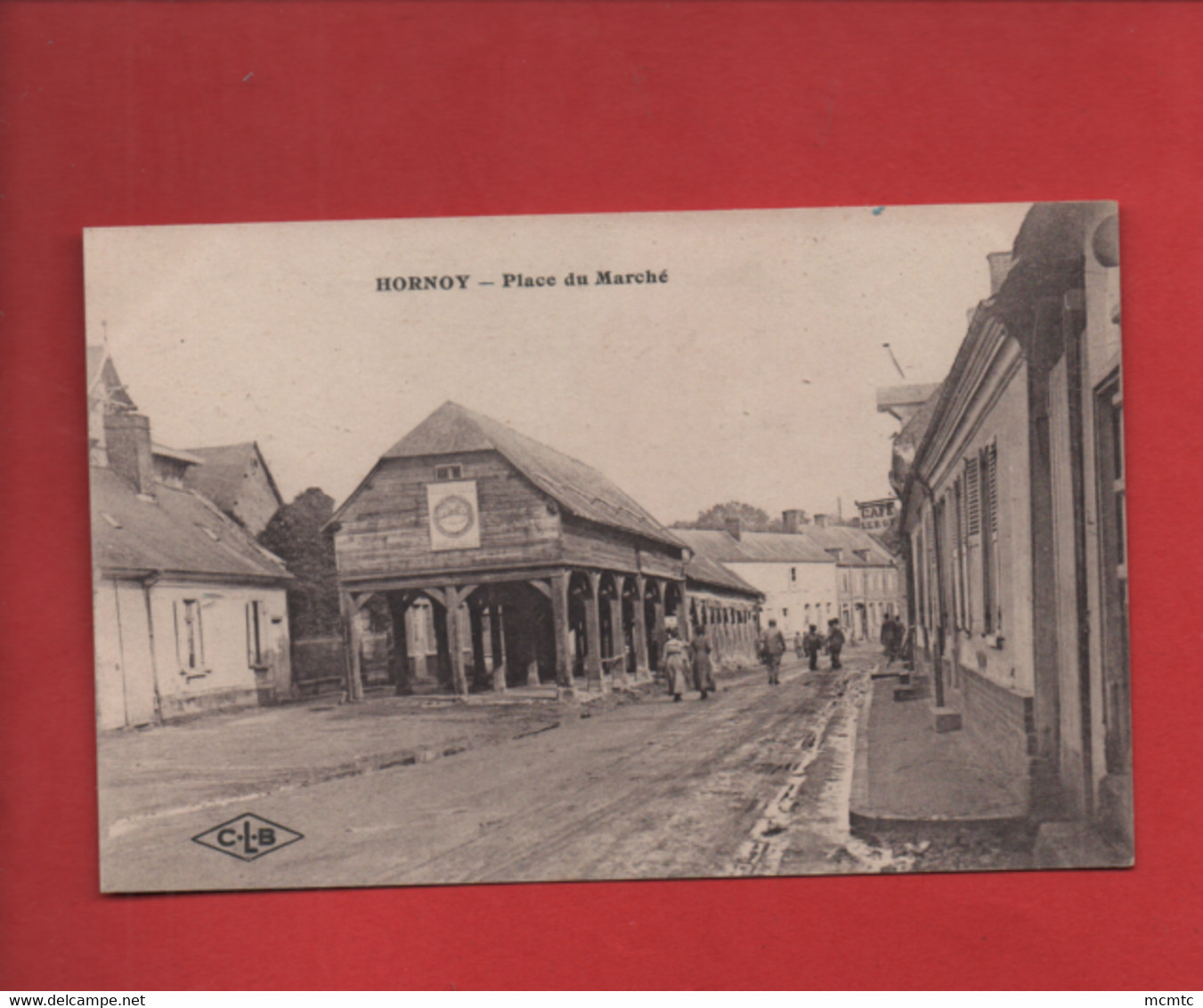 CPA -  Hornoy - Place Du Marché - Hornoy Le Bourg