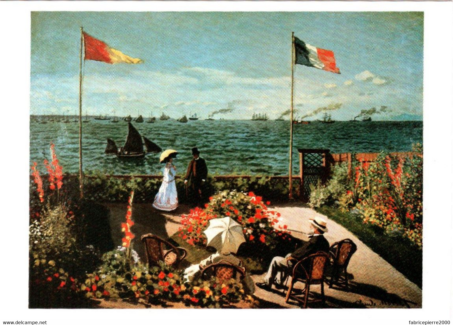 CPM New-York - The Metropolitan Museum Of Art. Terrace At Ste-Adresse/Terrasse à Sainte-Adresse De Claude MONET 1867 TBE - Museums