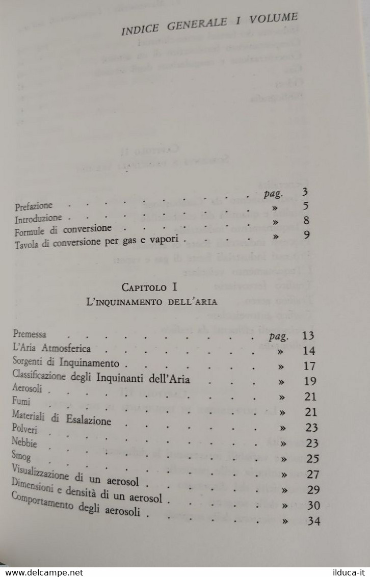 I103806 L. Mammarella - Inquinamenti Dell'aria - Il Pensiero Scientifico 1971 - Nature