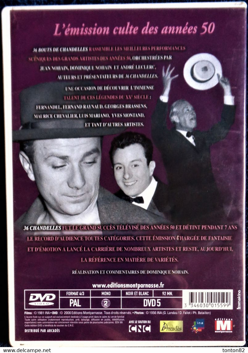 36 Bouts De Chandelles - Jean Nohain - Fernandel - Yves Montand - Georges Brassens - Fernand Raynaud . - Serie E Programmi TV