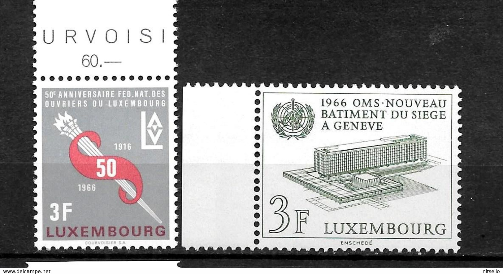 LOTE 1442A  ///  LUXEMBURGO  YVERT Nº: 678/679 **MNH  // CATAG/COTE:  0.80€   ¡¡¡ OFERTA - LIQUIDATION - JE LIQUIDE !!! - Ungebraucht