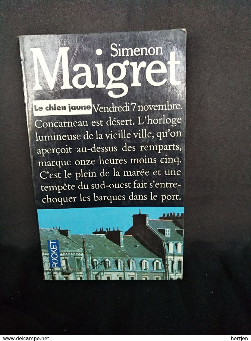 Maigret Le Chien Jaune -Georges Simenon - Autores Belgas