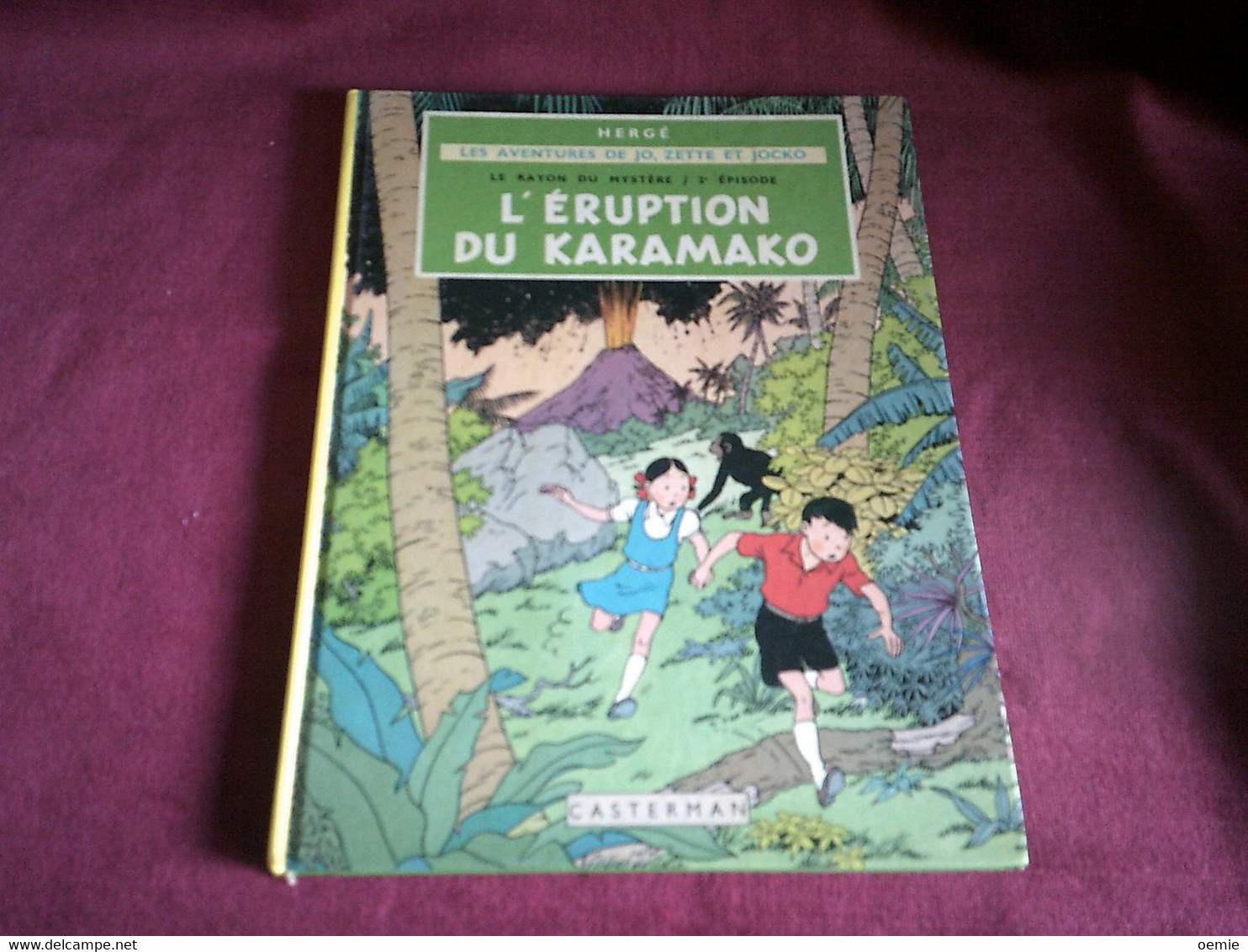 LES AVENTURES DE JO ZETTE ET JOCKO  L' ERUPTION DU KARAMAKO  EDITION 1967 / 0053  / 10 - Jo, Zette & Jocko