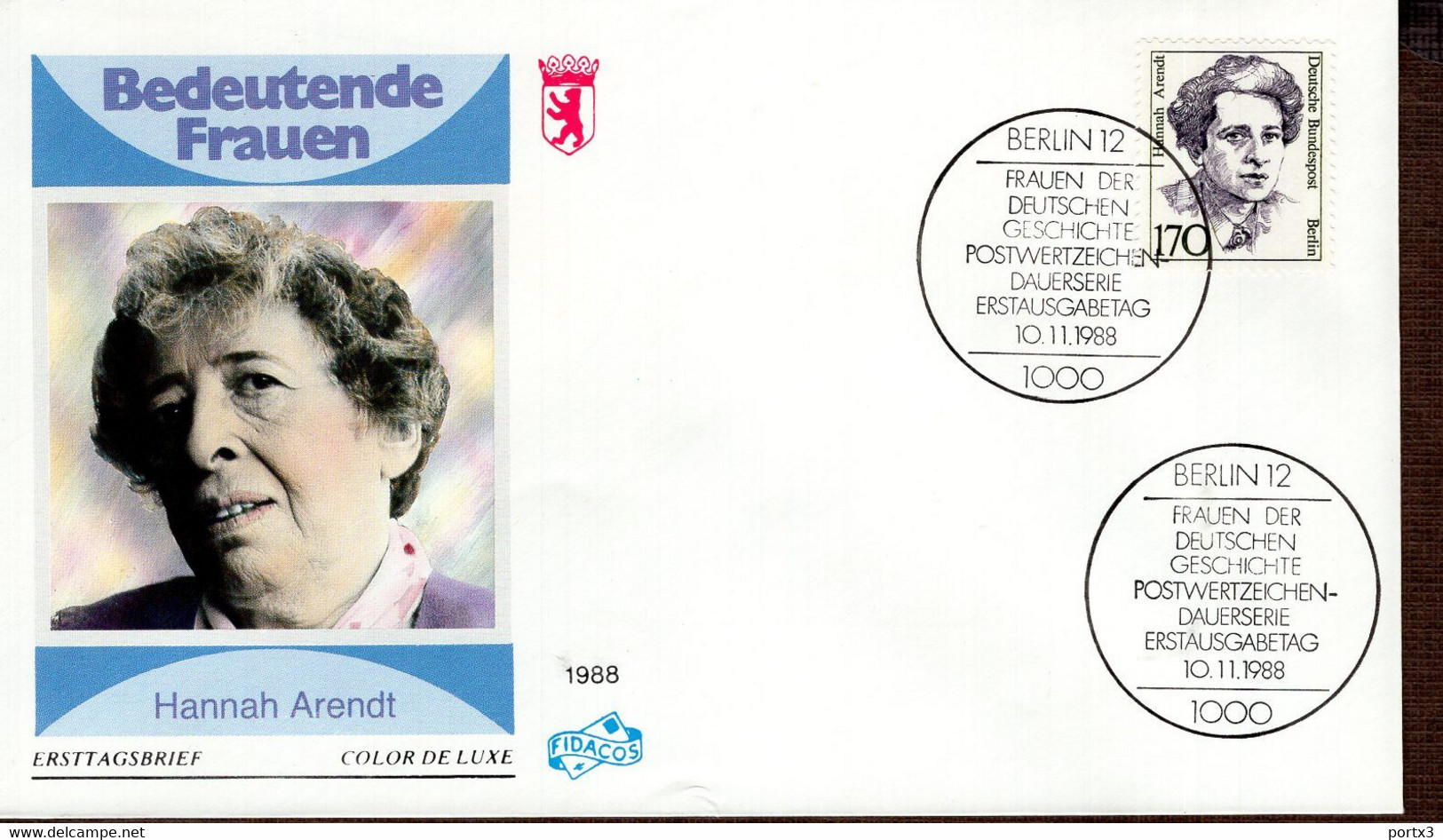 Berlin FDC aus 1988 ex 13 items  gestempelt / used / oblitéré (Berl 047)