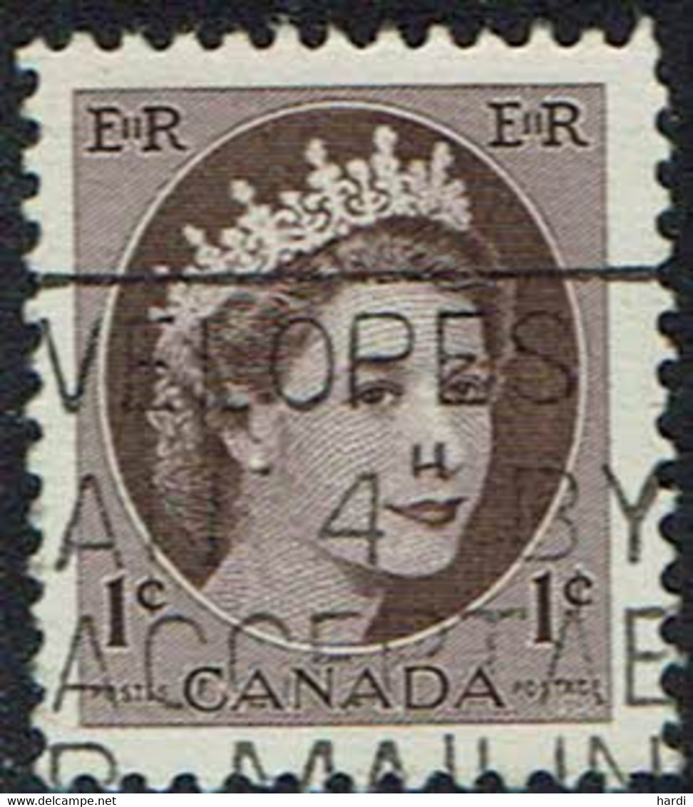 Kanada 1954, MiNr 290AX, Gestempelt - Gebruikt