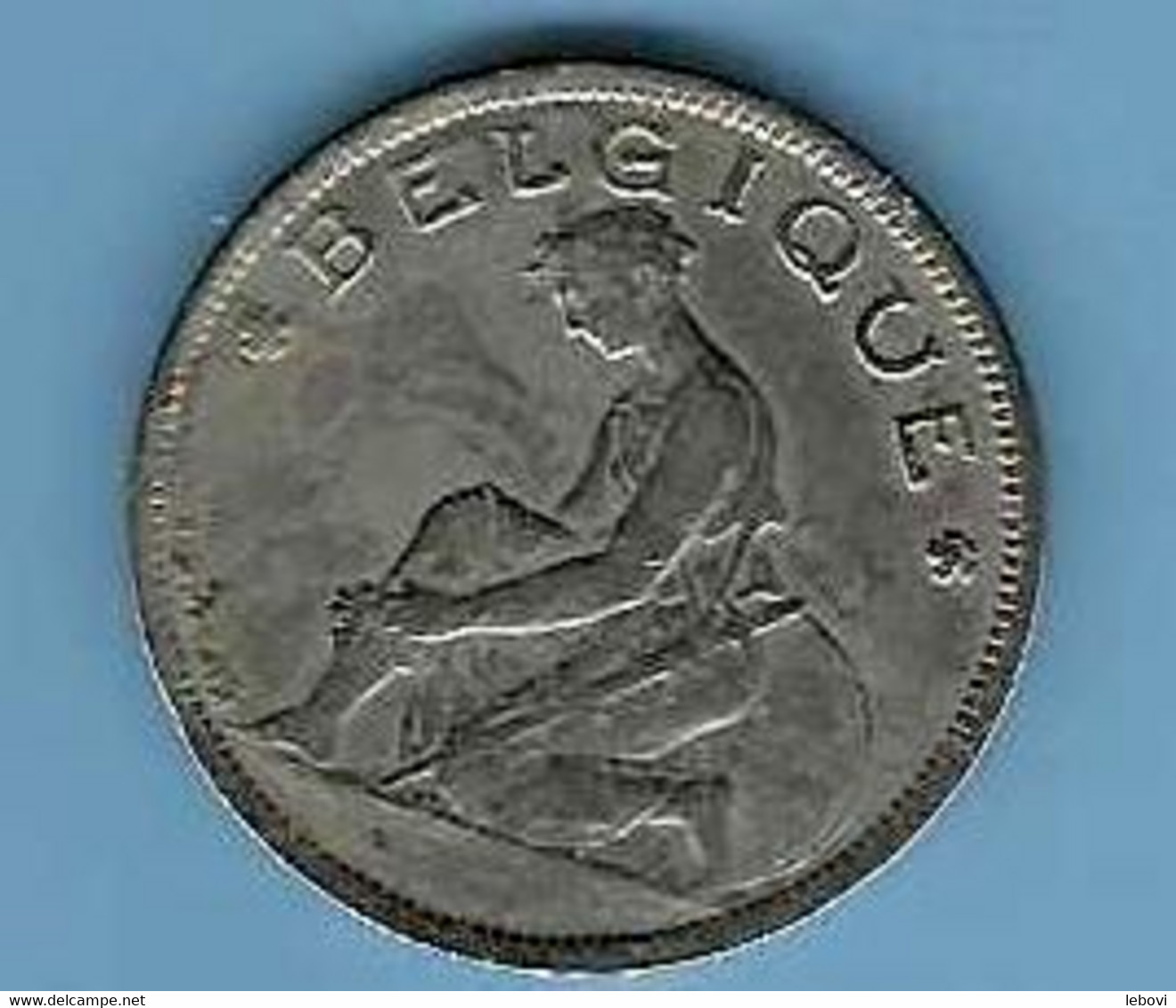 BELGIQUE – Albert I – 2 Francs 1930 FR - 2 Francos