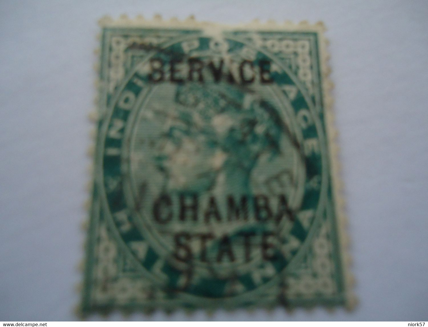 CHAMBA  INDIA STATTES  USED STAMPS  SERVICE - Chamba