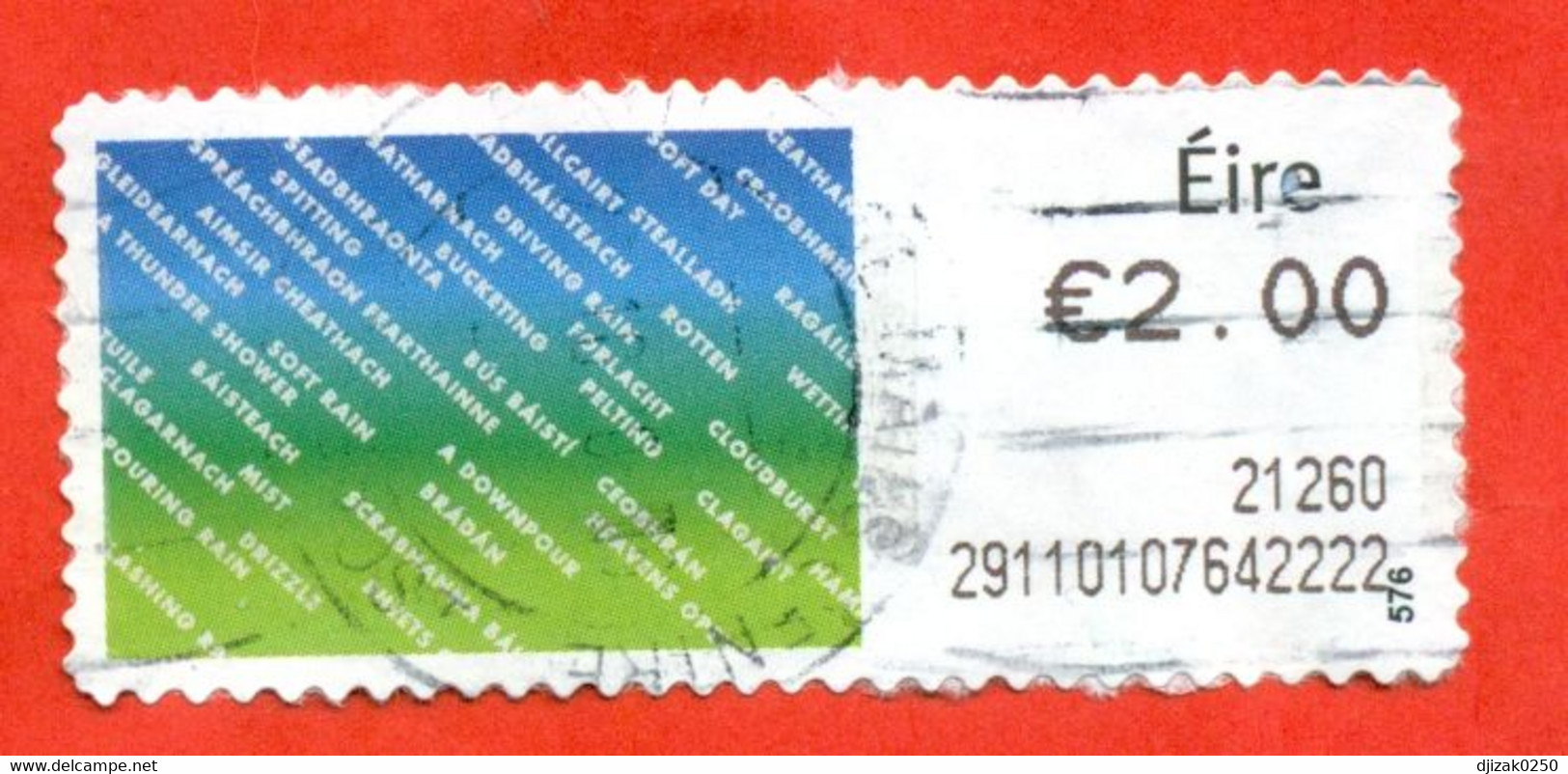 Ireland 2019. Used Stamp. - Franking Labels