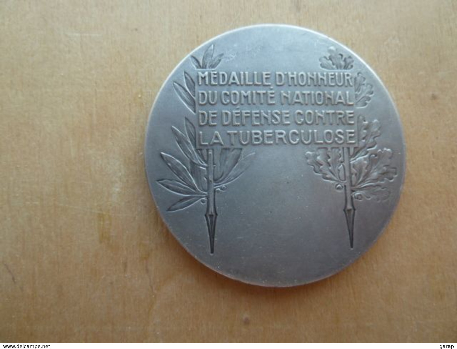 DA-019 Médaille Bronze (gravé Sur Tranche)Défense Contre La Tuberculose D'après ABEL FAIVRE - Rotes Kreuz