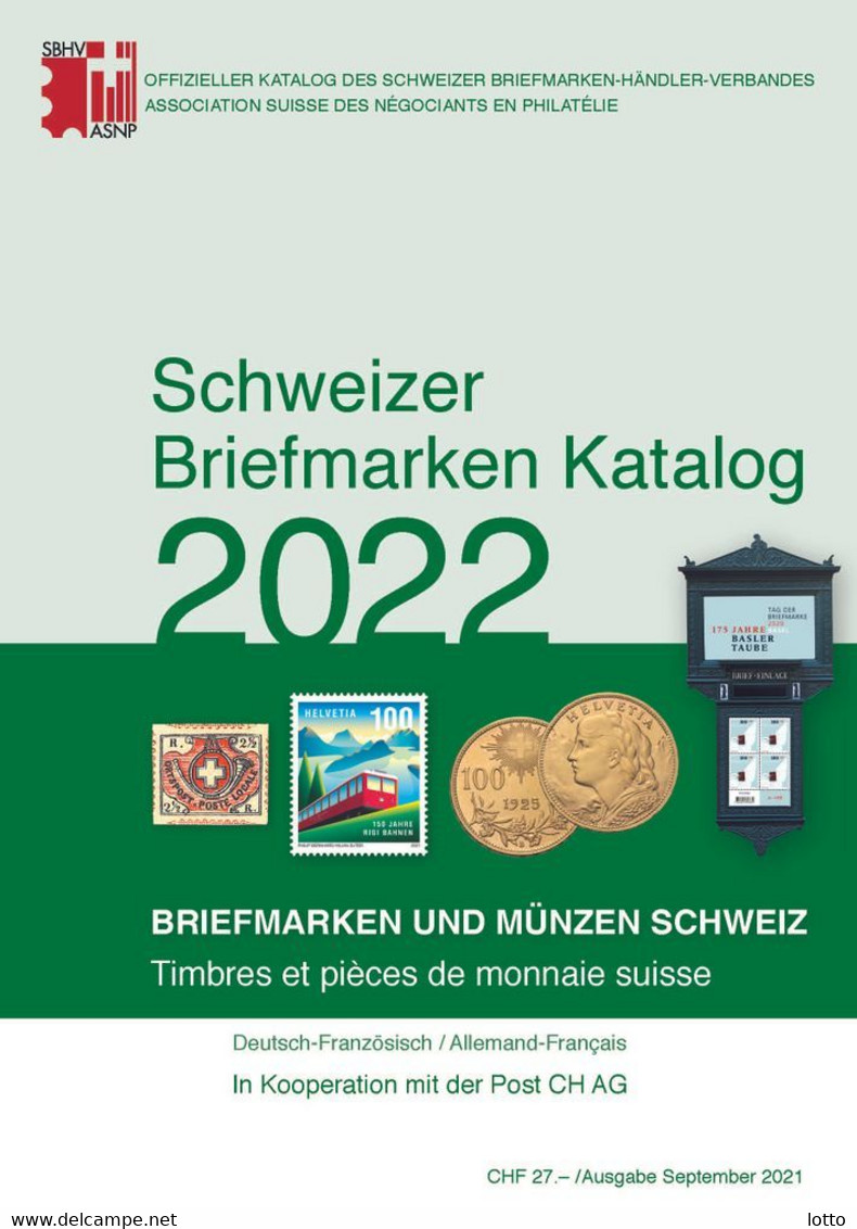 SBK-Schweizer Briefmarken-Katalog 2022 - Schweiz