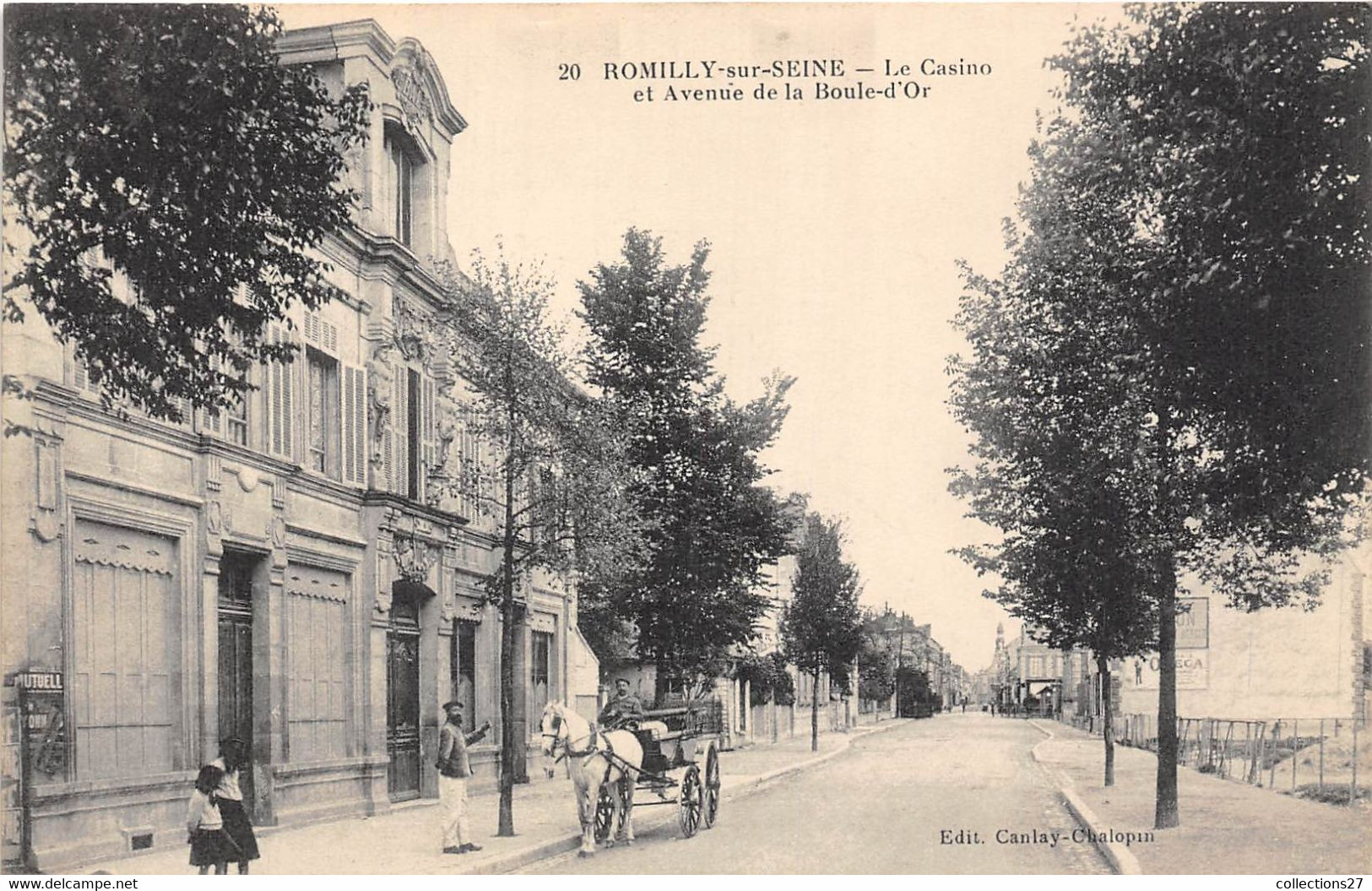 10-ROMILLY-SUR-SEINE- LE CASINO ET AVENUE DE LA BOULE D'OR - Romilly-sur-Seine