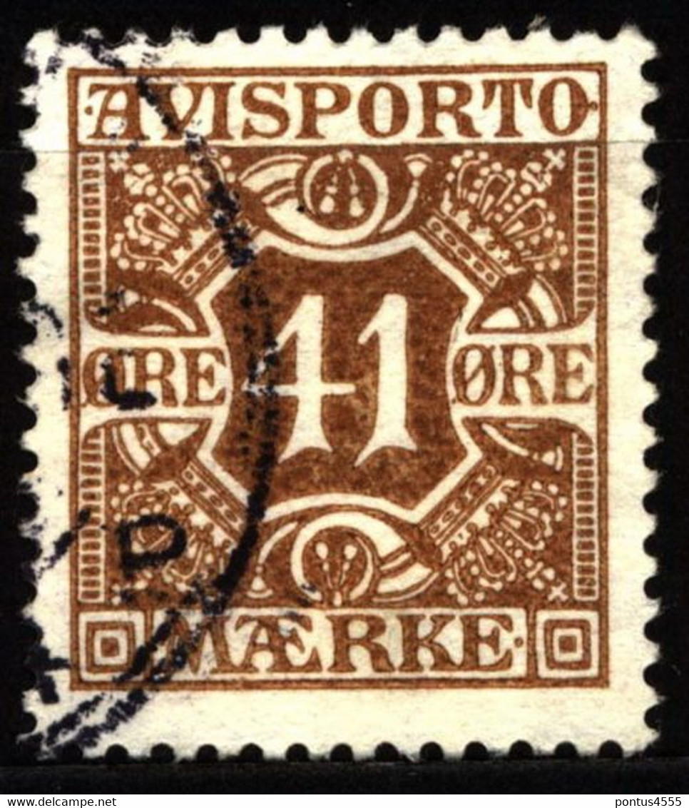 Denmark 1915 Mi V13 Newspaper Stamps - Servizio
