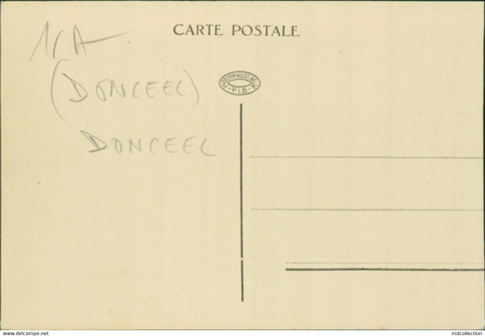 BE DONCEEL / Rue Du Caquin / CARTE ANIMEE - Donceel