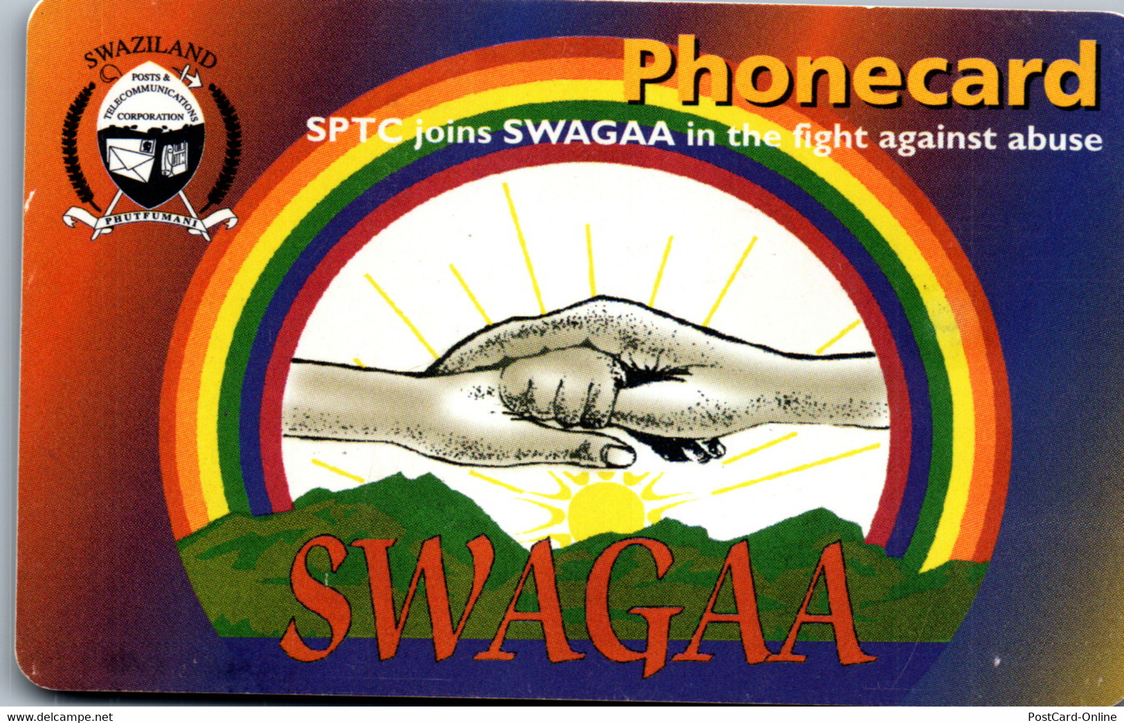 31092 - Swasiland - Swagaa , Phonecard - Swaziland