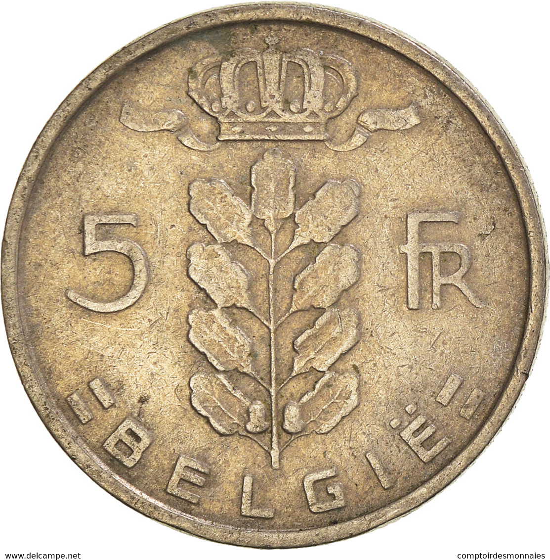 Monnaie, Belgique, 5 Francs, 5 Frank, 1950 - 5 Francs