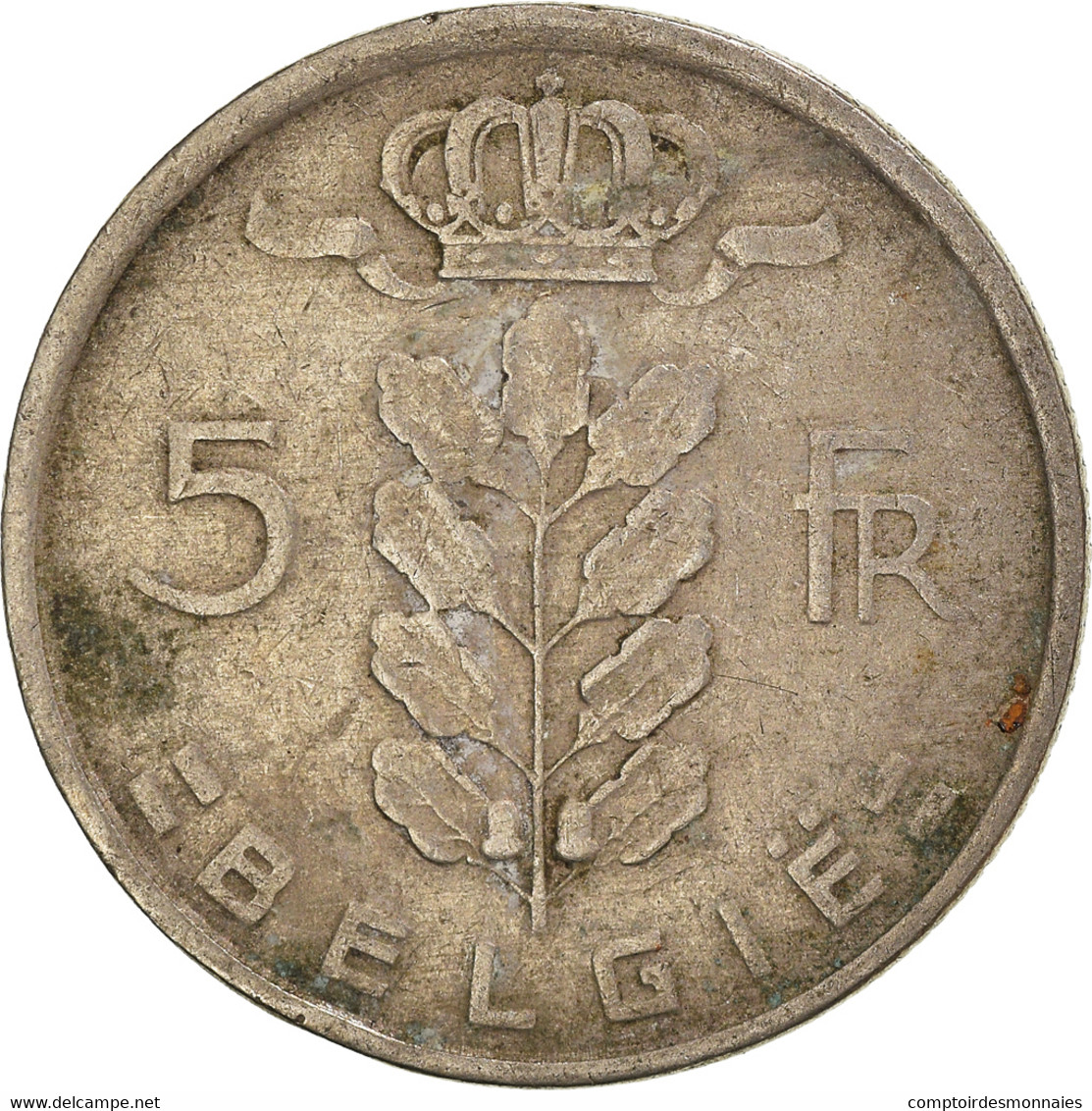 Monnaie, Belgique, 5 Francs, 5 Frank, 1950 - 5 Francs