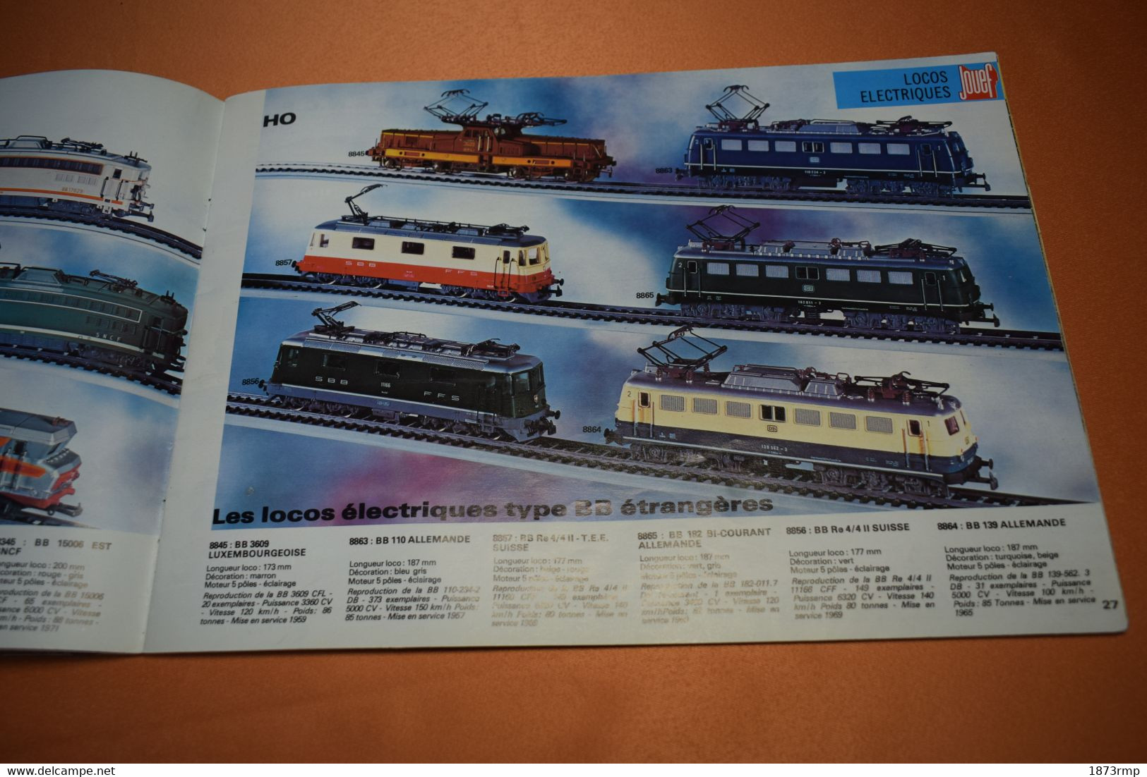 CATALOGUE JOUEF 1978/79, TRAINS MINIATURES HO - Französisch