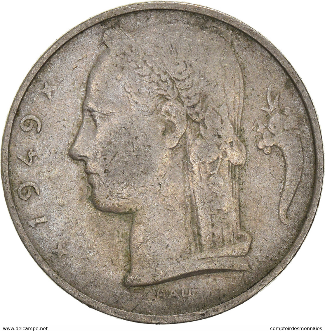 Monnaie, Belgique, 5 Francs, 5 Frank, 1949 - 5 Francs