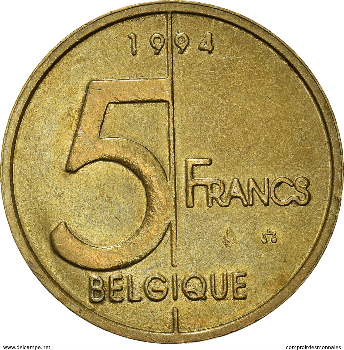 Monnaie, Belgique, 5 Francs, 5 Frank, 1994 - 5 Frank