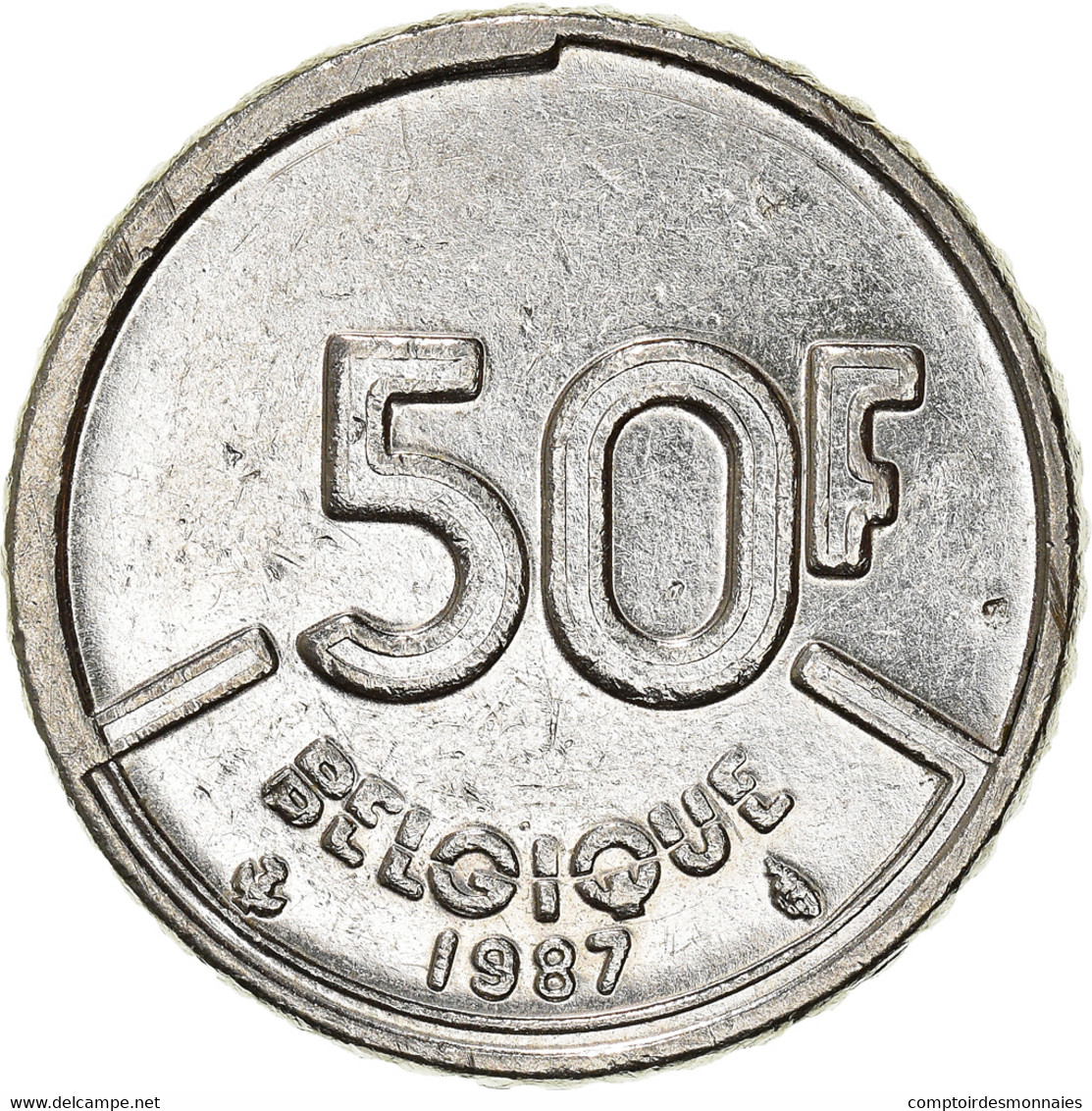 Monnaie, Belgique, 50 Francs, 50 Frank, 1987 - 50 Francs