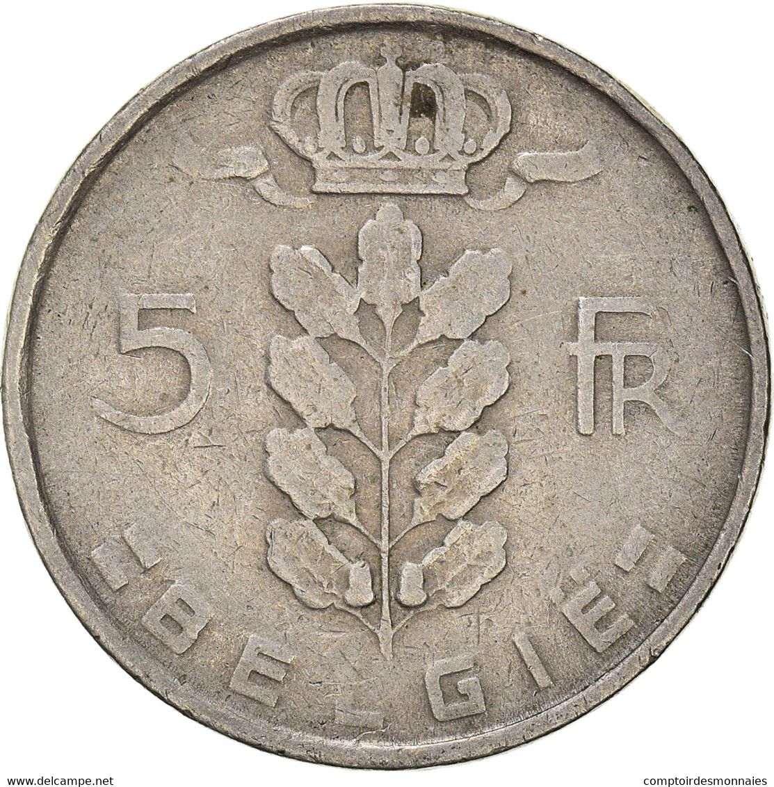 Monnaie, Belgique, 5 Francs, 5 Frank, 1950 - 5 Franc