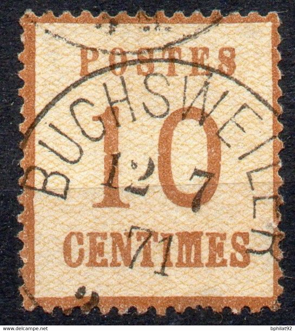 !!! ALSACE LORRAINE N° 5 CACHET DE BUCHSWEILER DU 12/7/1871 - Used Stamps