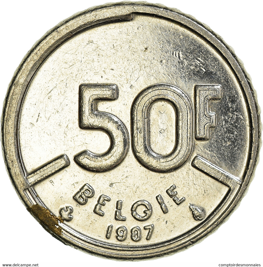 Monnaie, Belgique, 50 Francs, 50 Frank, 1987 - 50 Francs