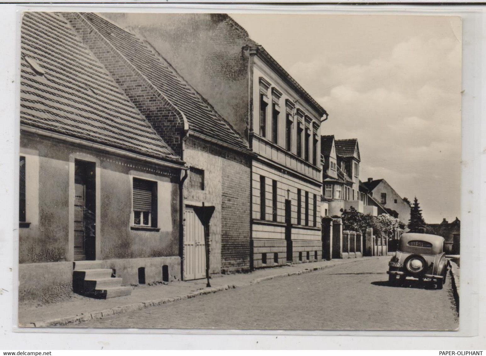 0-3104 BIEDERITZ, Woltersdorfer Strasse, Oldtimer, 1964 - Burg