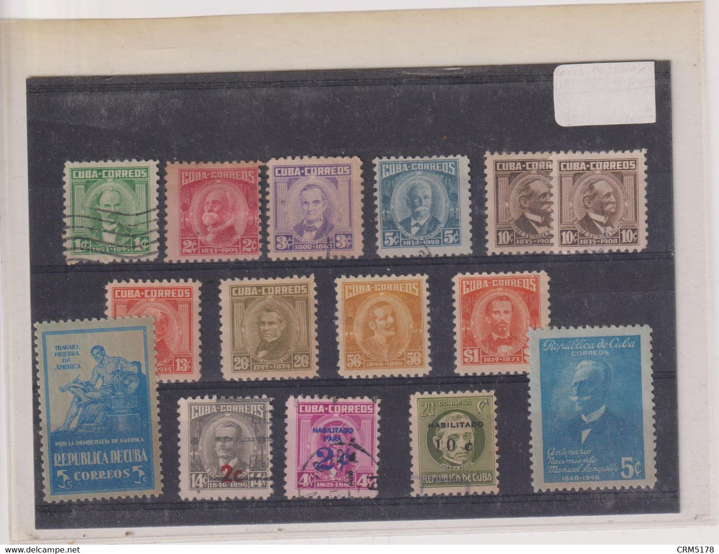 Cuba-lot Fond De Collection-OB- NSG-X- Dont Les N° 409/411 X-  1942 - Collections, Lots & Series