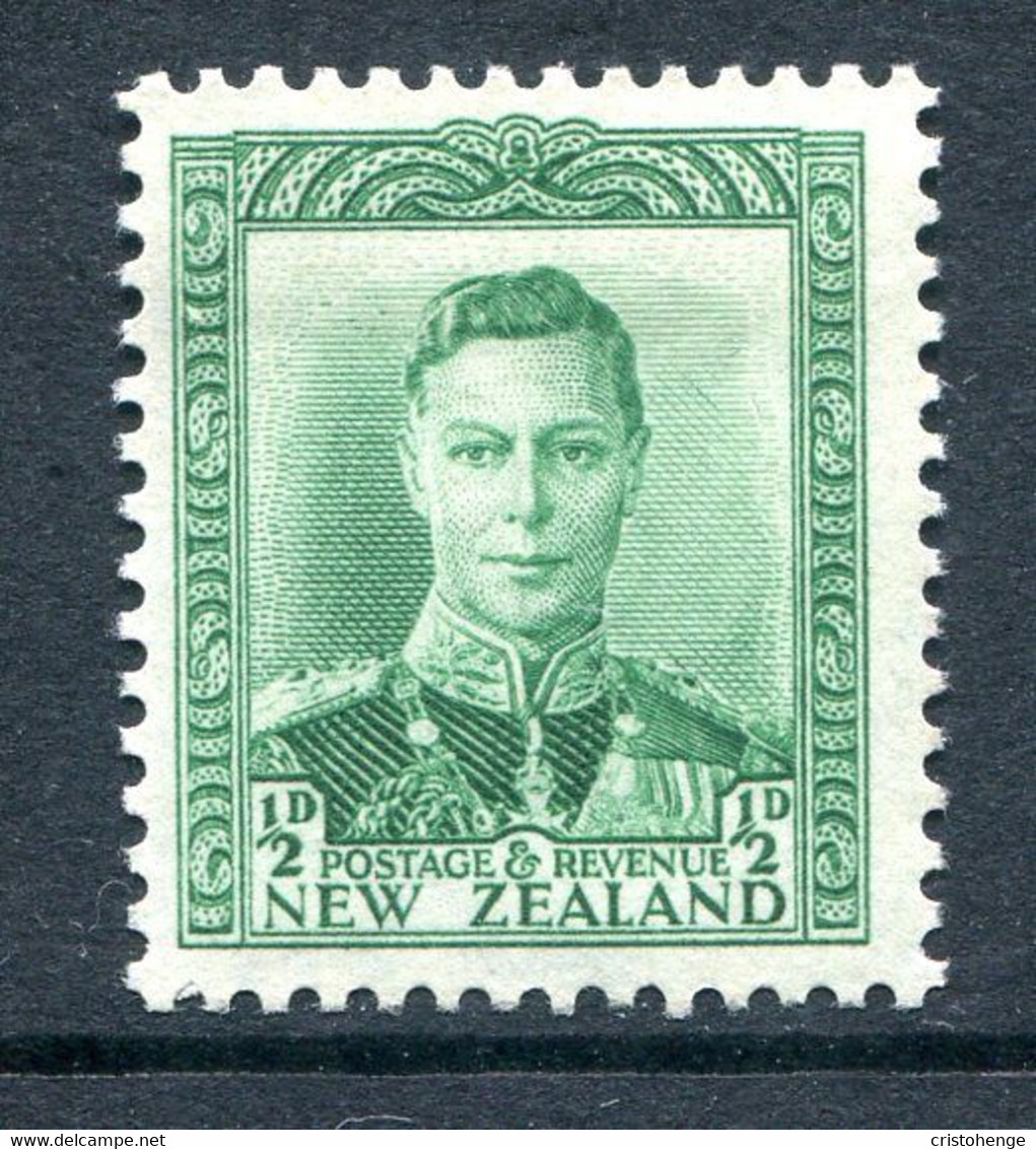 New Zealand 1938-44 King George VI Definitives - ½d Green HM (SG 603) - Ongebruikt