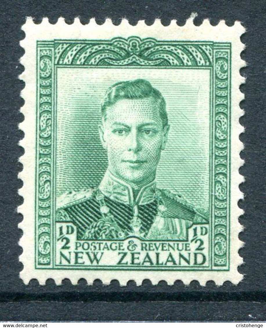 New Zealand 1938-44 King George VI Definitives - ½d Blue-green HM (SG 603) - Ongebruikt