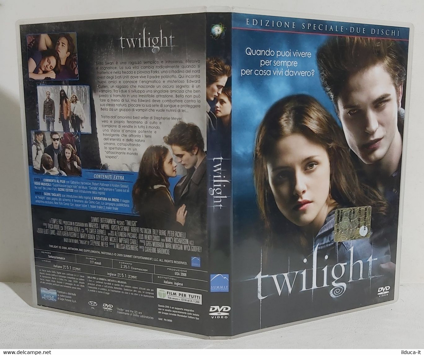 I103837 DVD Edizione Speciale 2 Dischi - TWILIGHT (2008) - Kristen Stewart - Science-Fiction & Fantasy