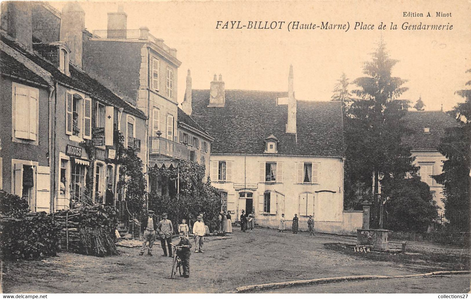 52-FAYL-BILLOT- PLACE DE LA GENDARMERIE - Fayl-Billot