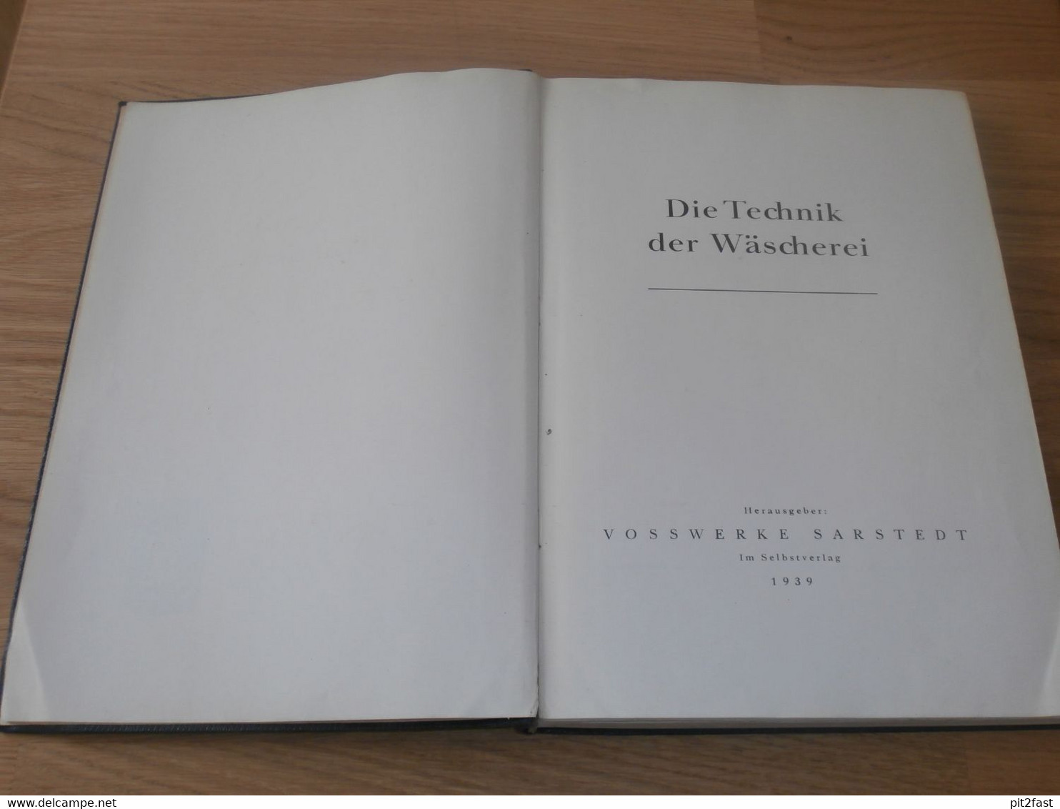 Die Technik Der Wäscherei , 1939 , Vosswerke Sarstedt B. Hannover , Fachbuch , Buch , Voss !!! - Technik