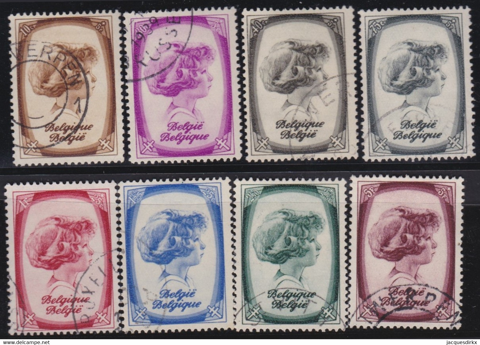 Belgie    .    OBP   .    488/495     .     O      .   Gestempeld     . /.    Oblitéré - Used Stamps