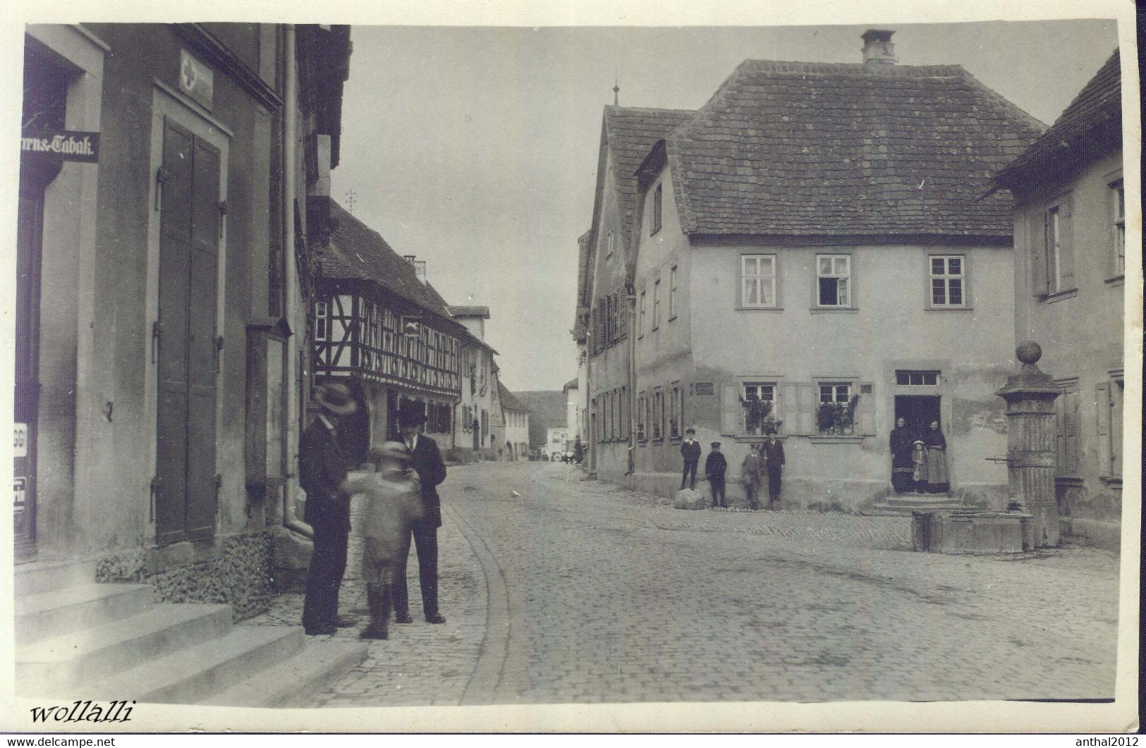 Rarität Iphofen Tabakgeschäft Gastwirt Rössl Bierbrauer Privatkarte Um 1920 - Kitzingen