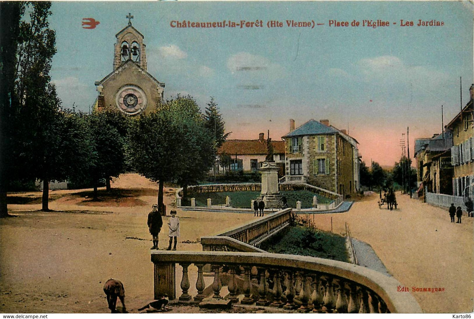 Châteauneuf La Forêt * La Place De L'église * Les Jardins - Chateauneuf La Foret